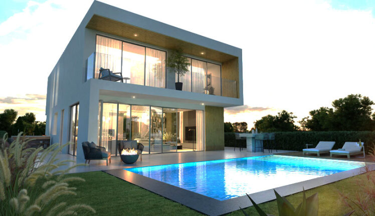 طراحی ویلا مدرن؛ از دوبلکس تا فلت